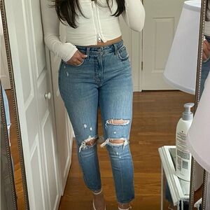 Abercrombie the skinny high rise jeans 26